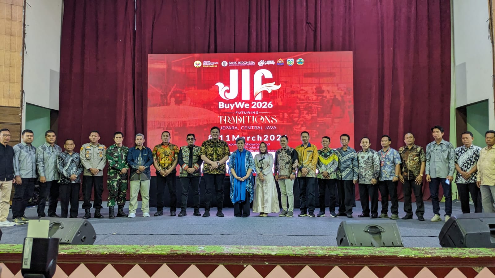 EVENT AKBAR: Lestari Moerdijat bersama Fokropimda Jepara membuka JIF BW 2026.