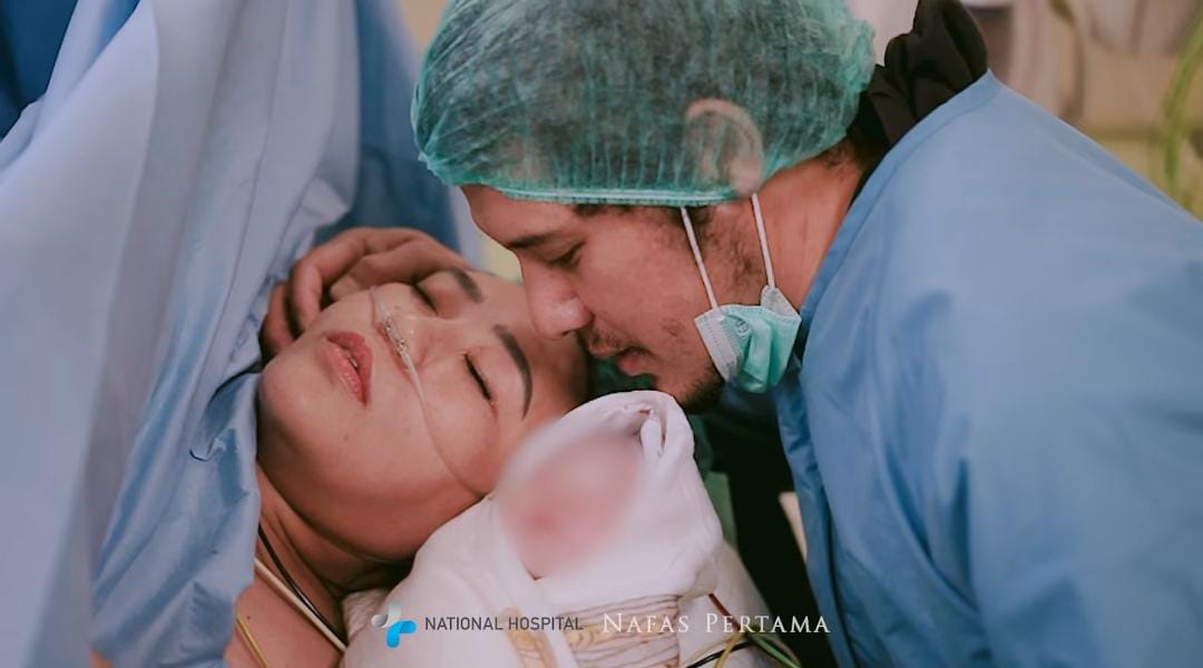 Momen Via Vallen melahirkan anak kedua (Foto: tangkapan layar reels instagram @viavallen)