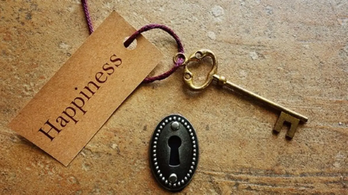 Ilustrasi kunci bahagia dan sukses (Kamson.net)