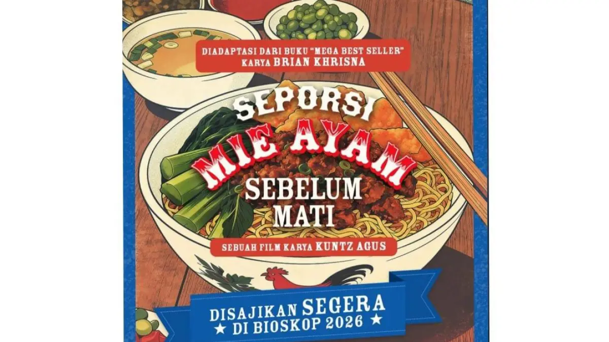 Novel Seporsi Mie Ayam Sebelum Mati akan dijadikan film (Foto: instagram @seporsimieayamfilm)