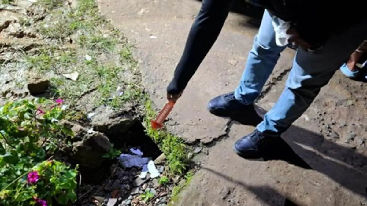 OLAH TKP: Polisi melakukan olah TKP ledakan petasan di lokasi kejadian yang menewaskan seorang pelajar di Dukuh Ngapus, Desa Ketringan, Jiken, Kabupaten Blora. (Dok. Polsek Jiken)