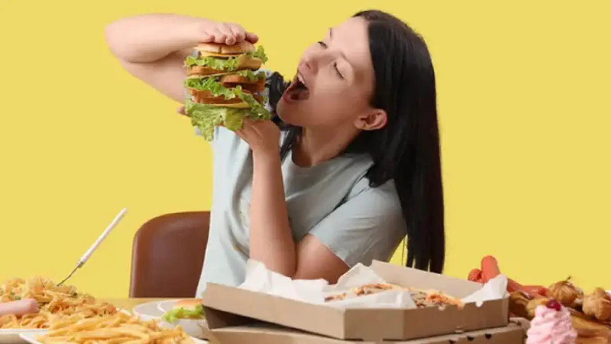 Ilustrasi makan berlebihan (depositphotos.com)