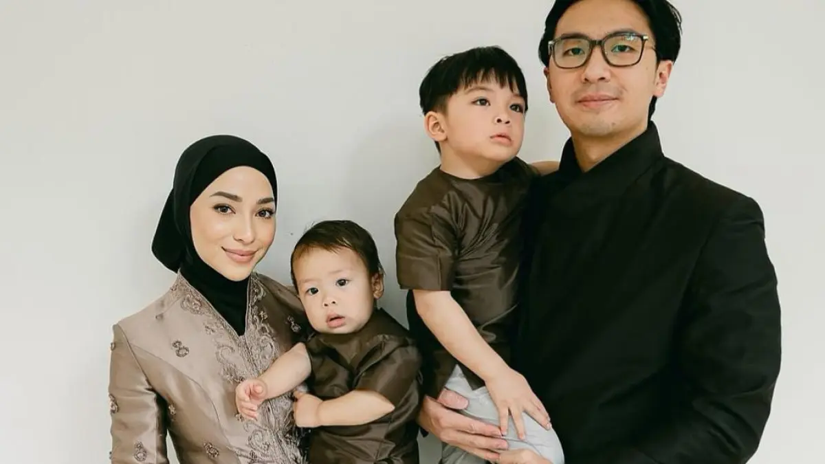 Nikita Willy bersama suami dan anak-anaknya (Foto: Instagram @nikitawillyofficial94)