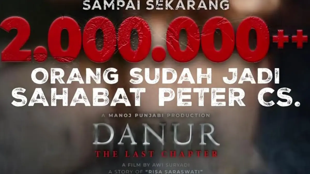 Film Danur: The Last Chapter raih 2 juta penonton (Foto: tangkapan layar instagram @danurmovie)