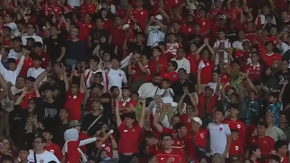 Suporter timnas Indonesia