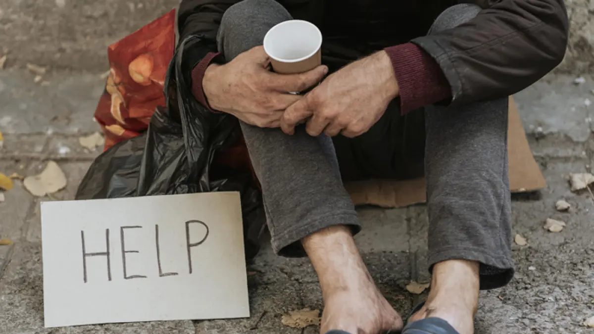 Ilustrasi peminta-minta (freepik)