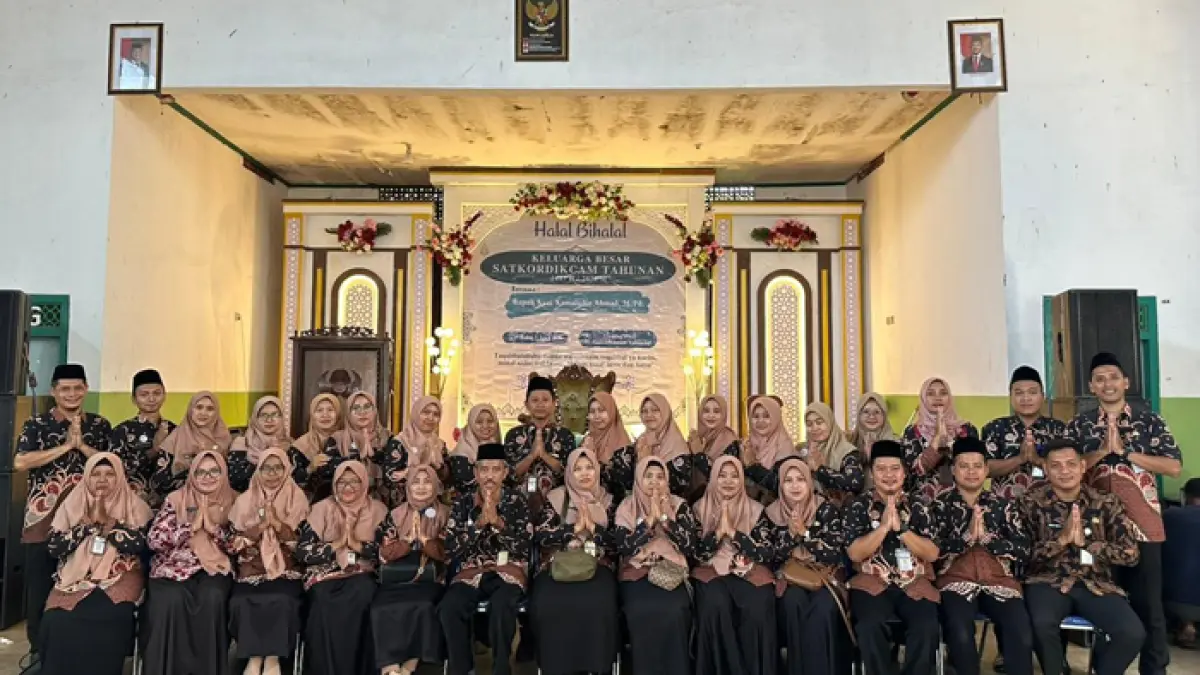 Halal bihalal keluarga besar Satkordikcam Tahunan Jepara