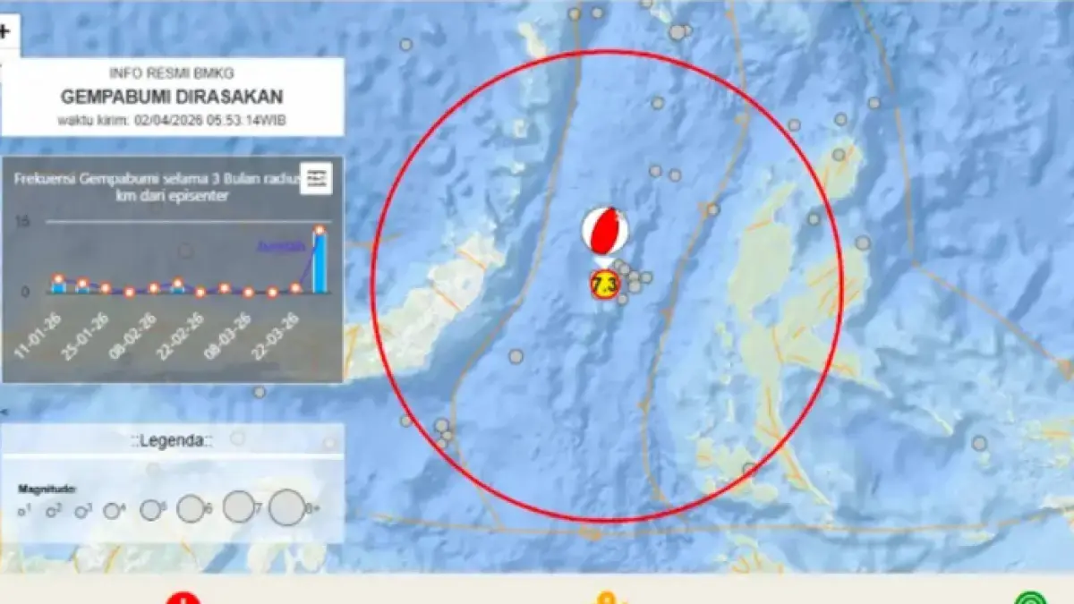 Gempa Sulut (Istimewa)