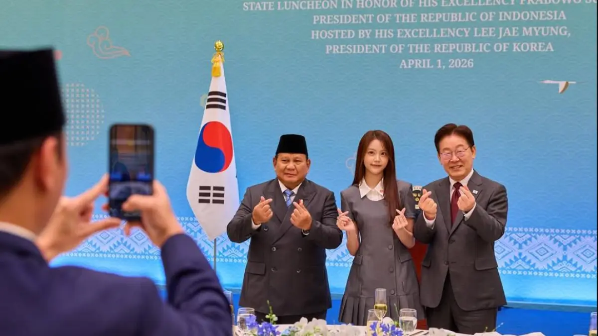 Momen Presiden Prabowo, Carmen dan Presiden Lee Jae-myung (Foto: Instagram @2_jaemyung)