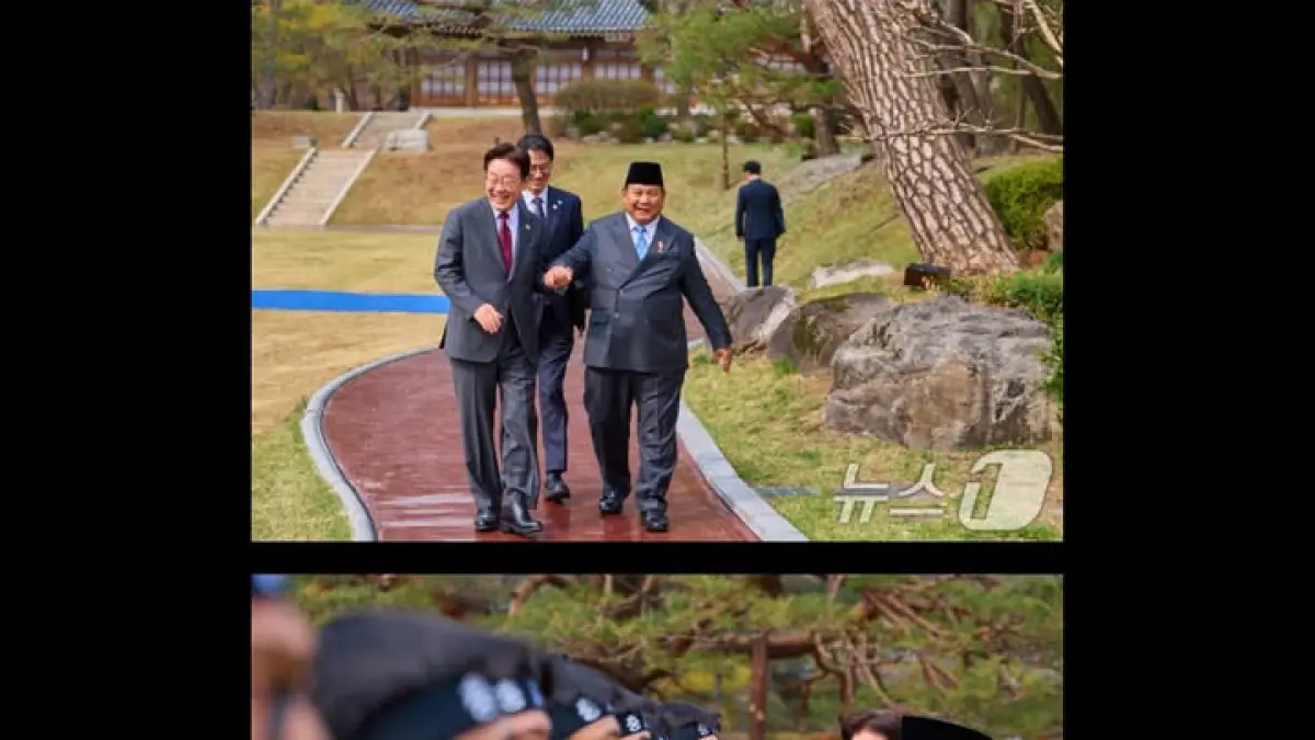 Presiden Prabowo dan Presiden Lee Jae-myung Terpukau Aksi Taekwondo di Jantung Sejarah Seoul (@harakarsa)