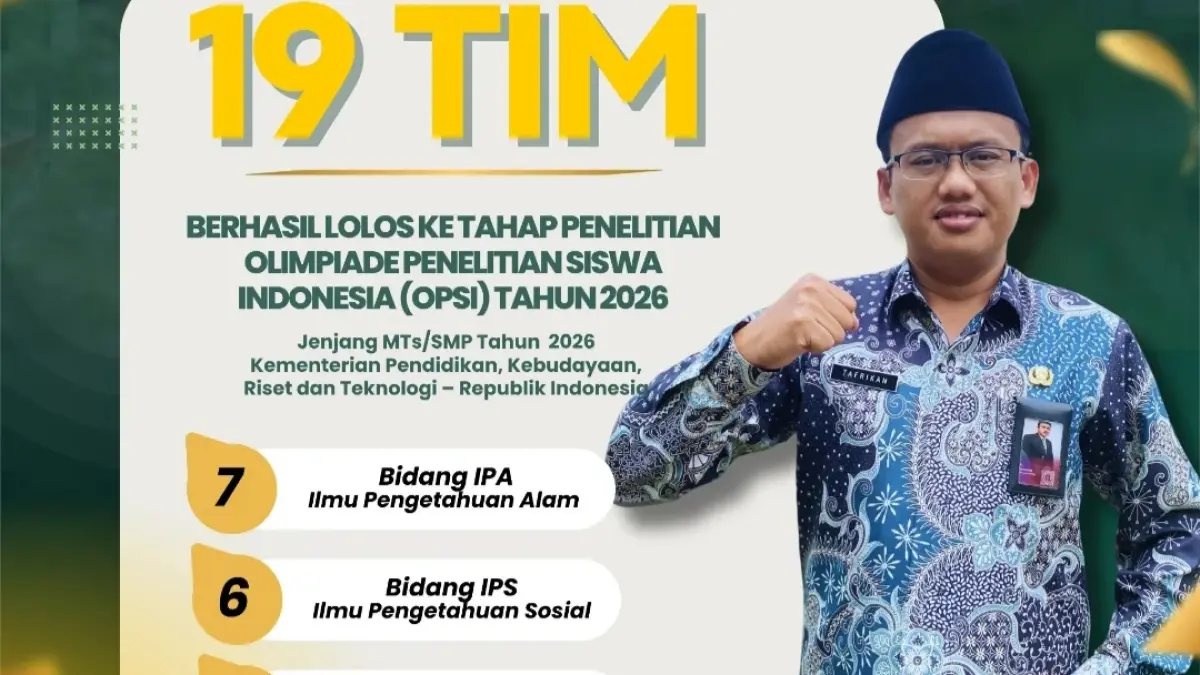 Kepala MTsN 1 Jepara, Tafrikan 