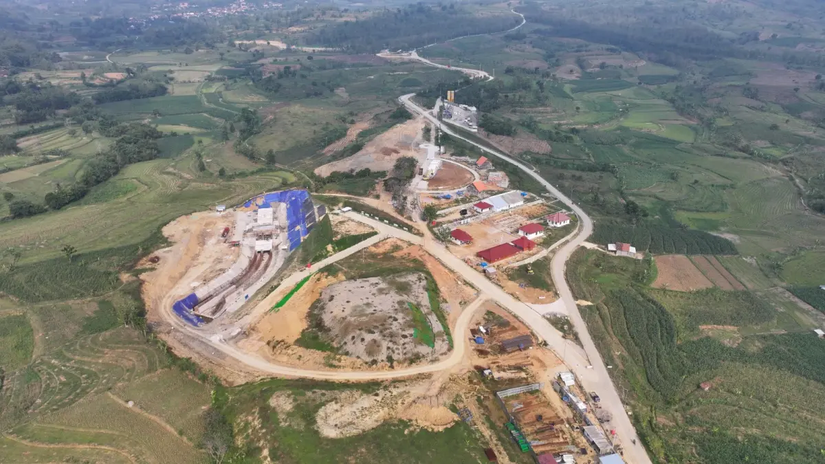 LUAS: Desain Bendungan Cabean yang terletak di Desa Karanganyar dan Desa Todanan, Kecamatan Todanan.(BBWS Pemali Juana untuk Radar Kudus)