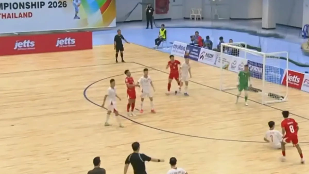 Pertandingan Indonesia vs Vietnam di Piala AFF Futsal 2026