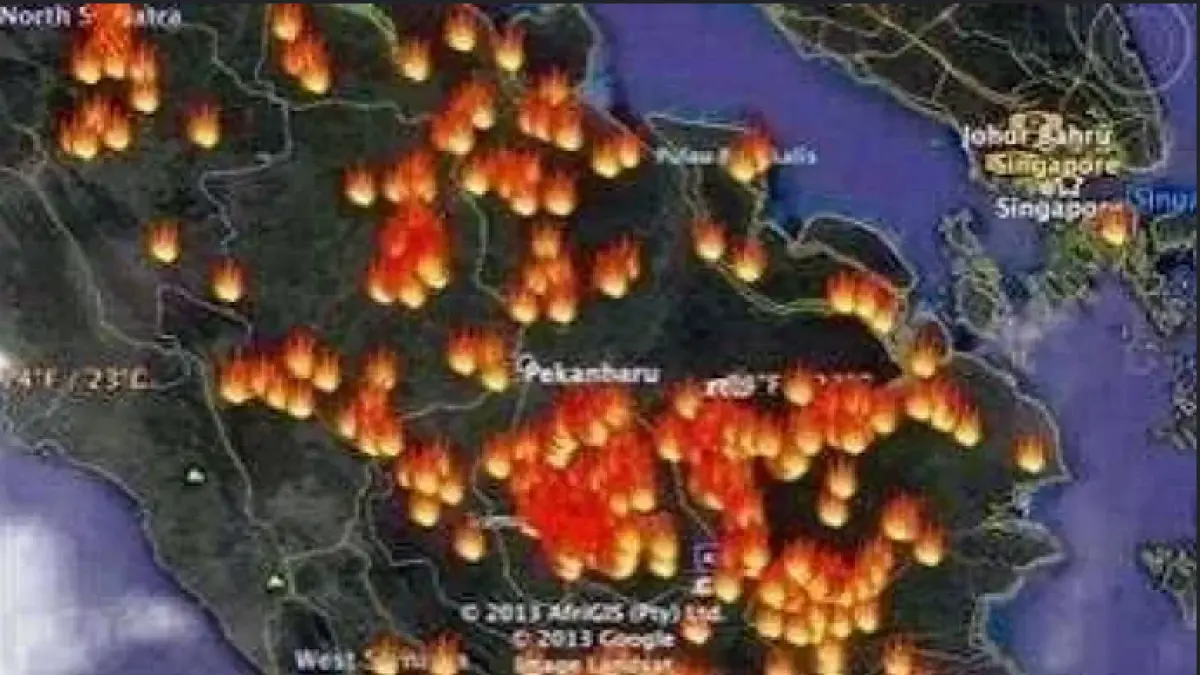 Ilustrasi Titik Panas