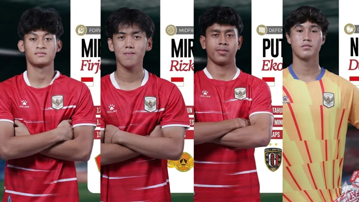 Pemain timnas Indonesia U17 