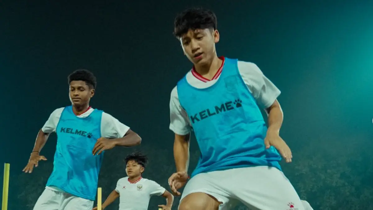 Timnas U17 saat sedang latihan jelang tanding melawan Timur Leste pada ajang piala AFF U17 2026 (Instagram Timnas Indonesia)