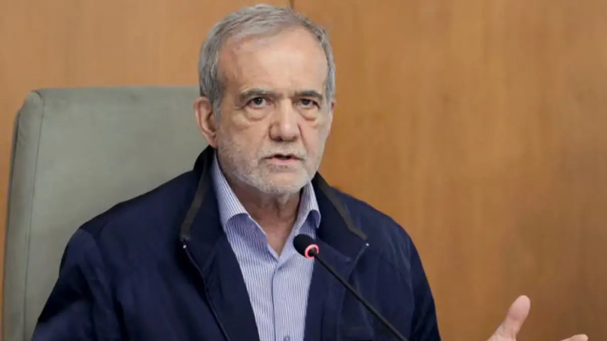 Presiden Iran Masoud Pezeshkian. (The Guardian)