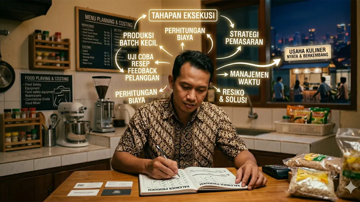 Ilustrasi menyusun rencana hidup. (gemini ai)