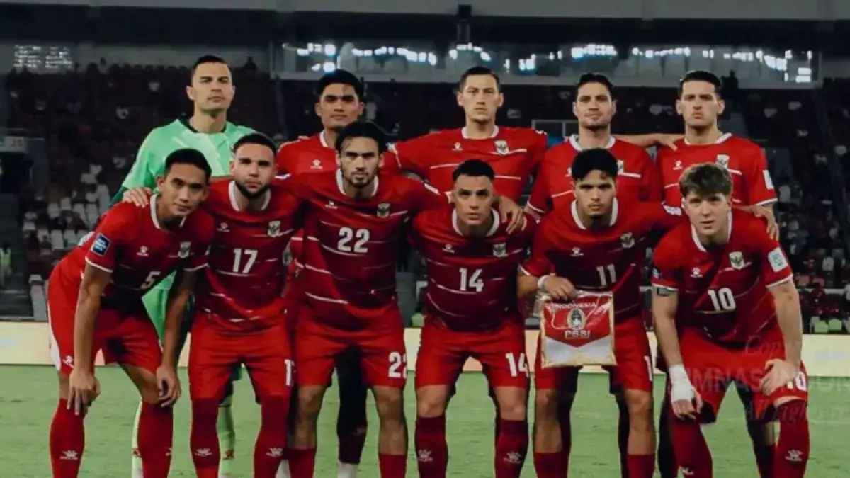 Aksi timnas Indonesia saat menghadapi Bulgaria di final FIFA Series 2026 di Stadion Utama Gelora Bung Karno. (Timnas Indonesia)