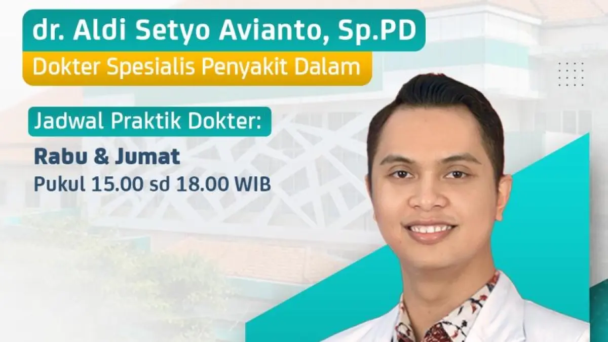 Oleh: Dr. Aldi Setyo Avianto, Sp.PD

Dokter Spesialis Penyakit Dalam