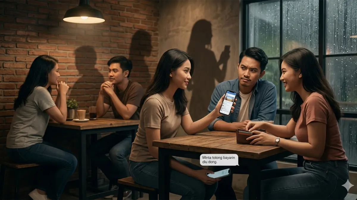 Ilustrasi persahabatan (gemini ai)