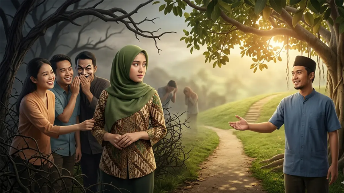 Ilustrasi persahabatan (gemini ai)