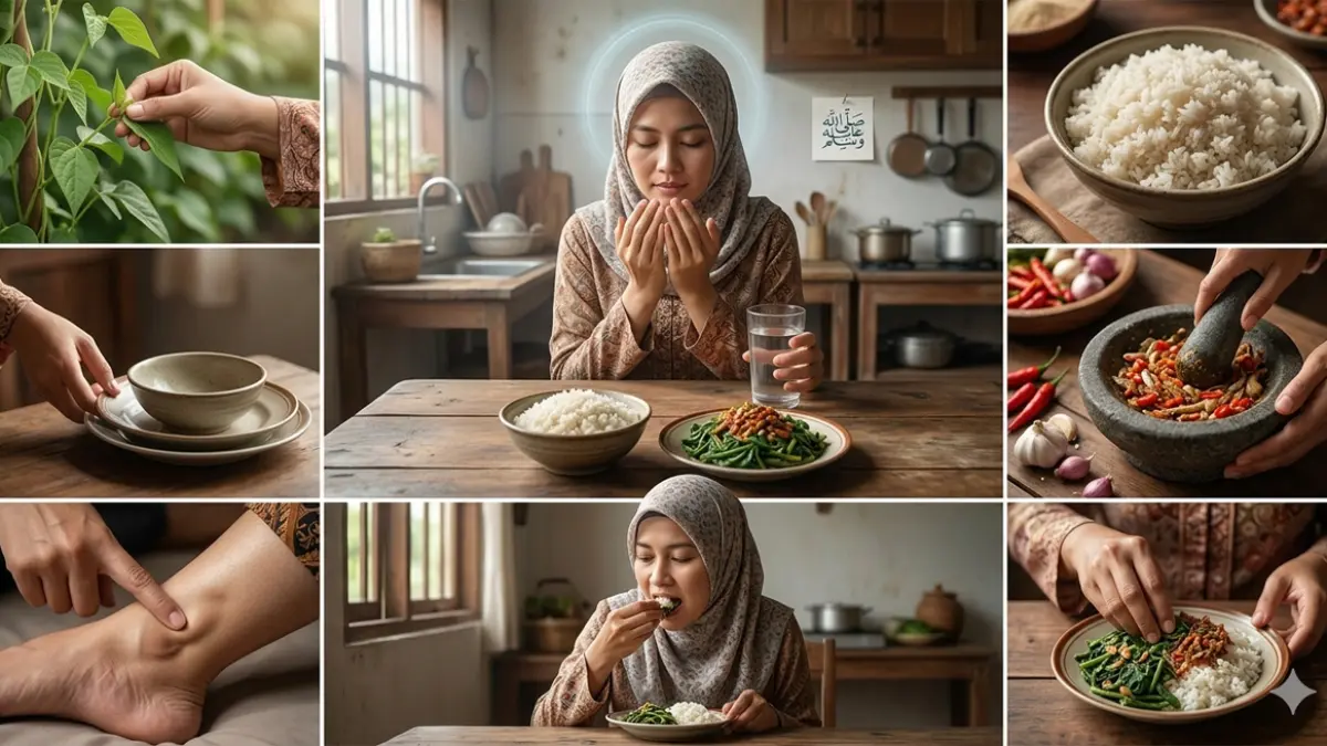 Ilustrasi pengobatan atasi gejala beri-beri (gemini ai)