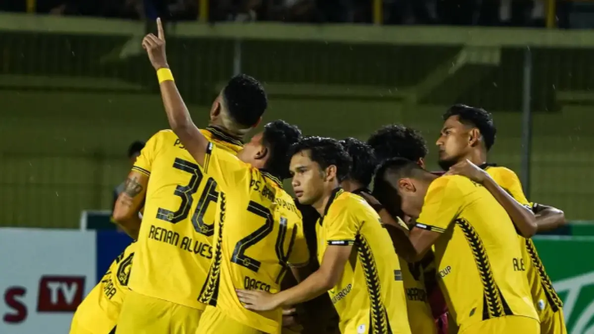 Pemain tim Barito Putera. (IG Barito Putera)
