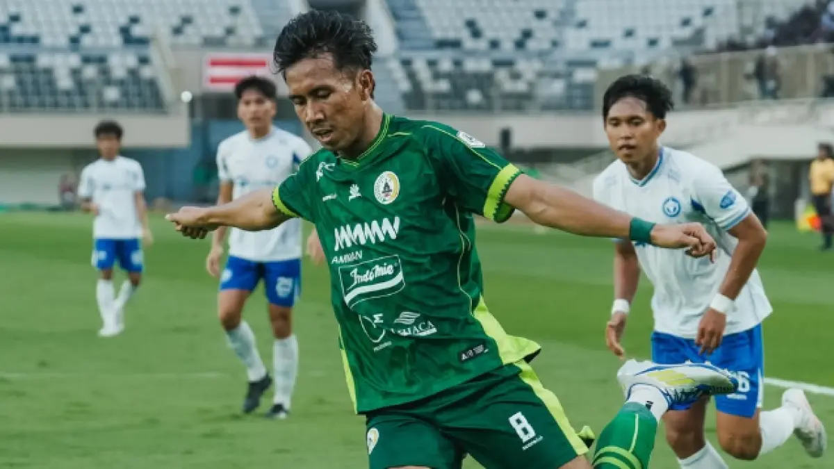PSS Sleman vs Persipal Palu. (IG PSS Sleman)