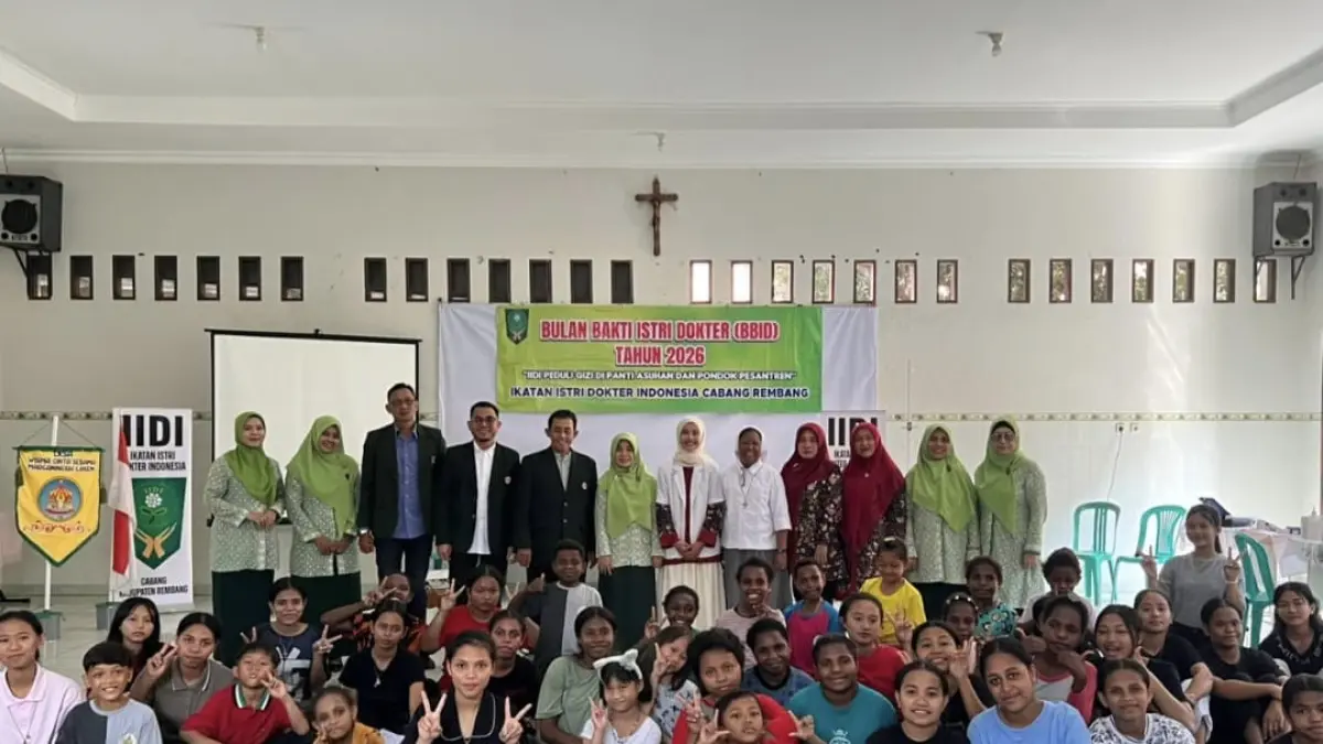 ISTIMEWA UNTUK RADAR KUDUS

SEMANGAT MENGABDI: IIDI cabang Rembang mengadakan kegiatan Bulan Bakti Istri Dokter (BBID) di Panti Asuhan dan Ponpes di Rembang, Minggu (26/4).