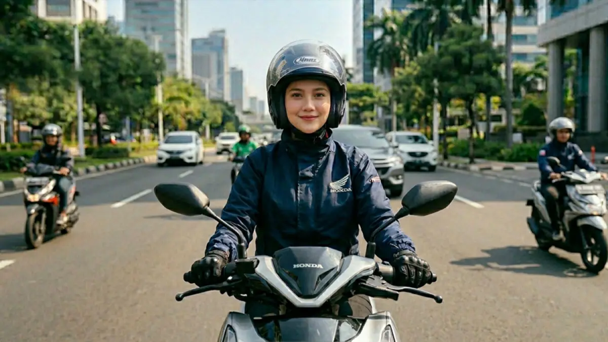 Ilustrasi kecerdasan rekayasa motor Honda&nbsp;(ASTRA MOTOR UNTUK RADAR KUDUS)