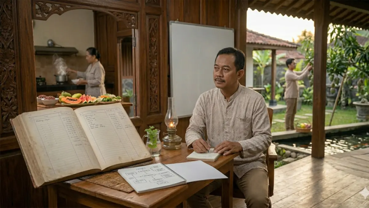 Ilustrasi memahami masalah kehidupan (gemini ai)