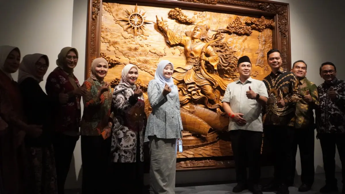 KOMPAK: Sejumlah kepala daerah menghadiri pameran TATAH 2026.
