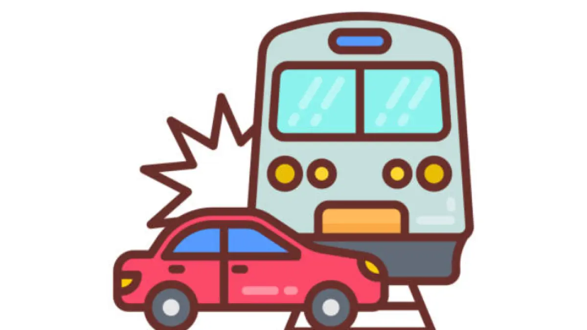 Ilustrasi kecelakaan kereta api 