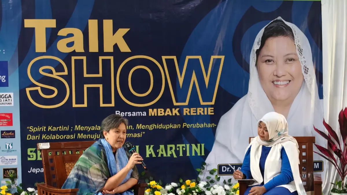 DISKUSI: Sekolah Bumi Kartini menggelar Talkshow Inspiratif bersama Wakil Ketua MPR RI, Lestari Moerdijat Sabtu (2/5).&nbsp;