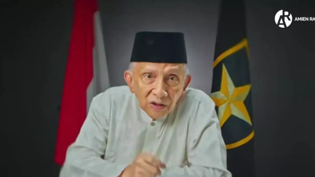 Amien Rais Tegaskan Tak Akan Cabut Pernyataan Soal Seskab Teddy