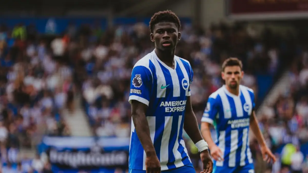 Carlos Baleba pemain Brighton dibidik oleh Manchester United