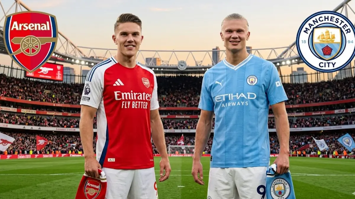 Arsenal vs Manchester City dalam perburuan gelar premiere league 2026