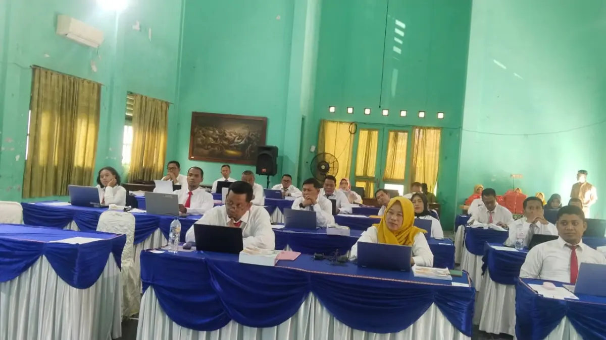DOK. RADAR KUDUS

PROSES SELEKSI: Para peserta seleksi JPT Rembang 2026 mengikuti tahapan uji kompetensi baru-baru ini.&nbsp;