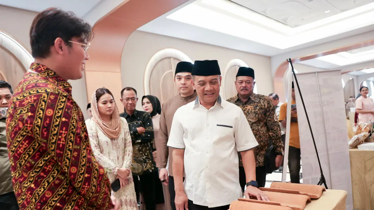 PEEHATIKAN: Gubernur Jawa Tengah Ahmad Luthfi menegaskan ekonomi kreatif tidak boleh hanya berorientasi pada keuntungan semata.