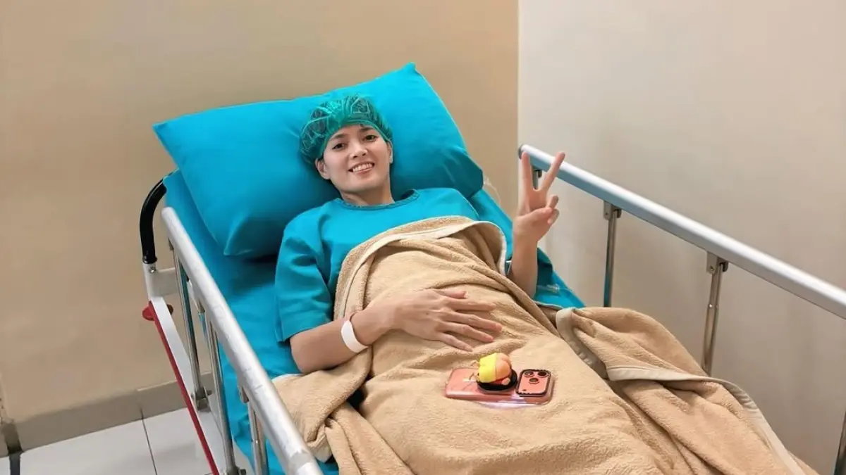 Potret Chika Jessica di rumah sakit (Foto: Instagram @chikajessica88) 