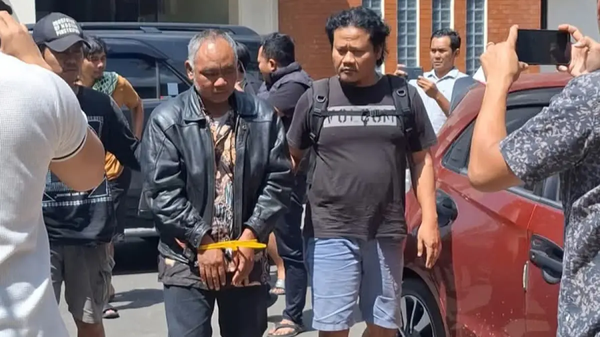 Tersangka pencabulan Ashari pengasuh Ponpes Ndholo Kusumo Pati terhadap santriwati. (POLRESTA PATI)