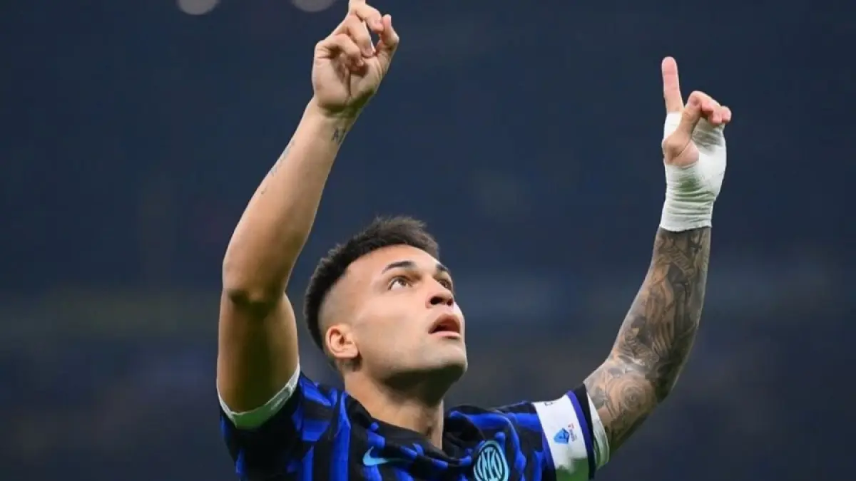 Kapten Inter Milan Lautaro Martinez. Lautaro masuk 3 besar pencetak gol terbanyak Inter Milan. (Instagram.com/inter)
