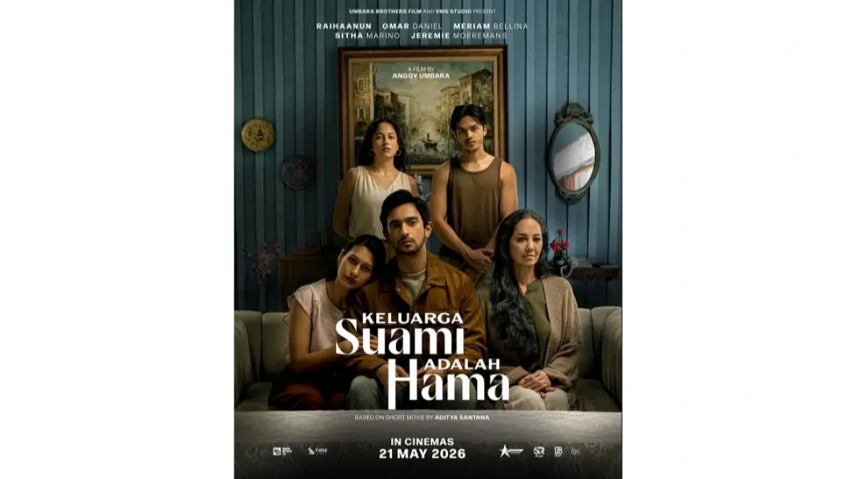 Film Keluarga Suami adalah Hama tayang di bioskop tanggal 21 Mei 2026 (Foto: Instagram @keluargasuamihama) 