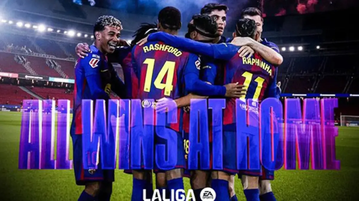 Barcelona menutup laga kandang terakhir musim ini dengan menekuk Real Betis 3-1 pada pekan ke-37 Liga Spanyol 2025/26 di Camp Nou pada Senin. X/LaLiga