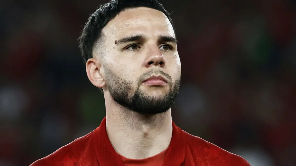 Pemain Timnas Indonesia Calvin Verdonk saat bermain di Stadion Gelora Bung Karno, Jakarta. (Dery Ridwansah/ JawaPos.com)