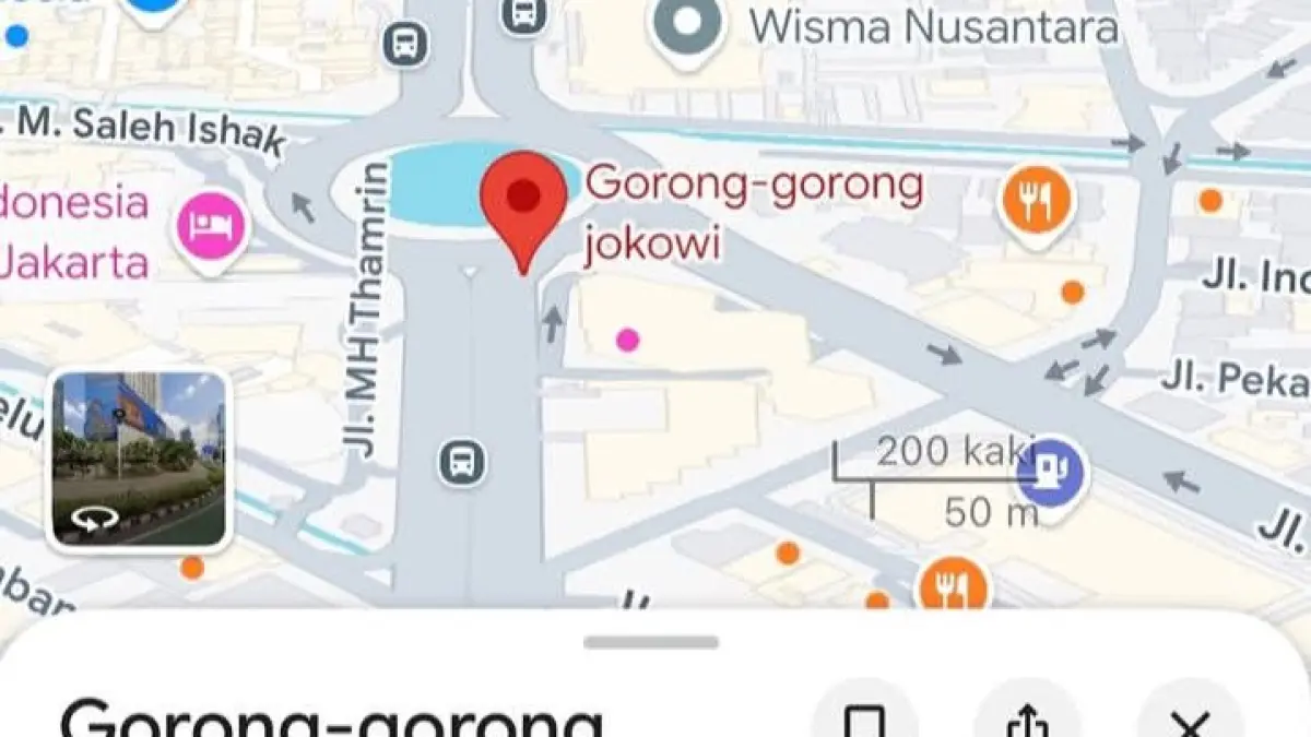 "Gorong-Gorong Jokowi" Kini Jadi "Destinasi Wisata" Populer di Google Maps (@brushcoo)