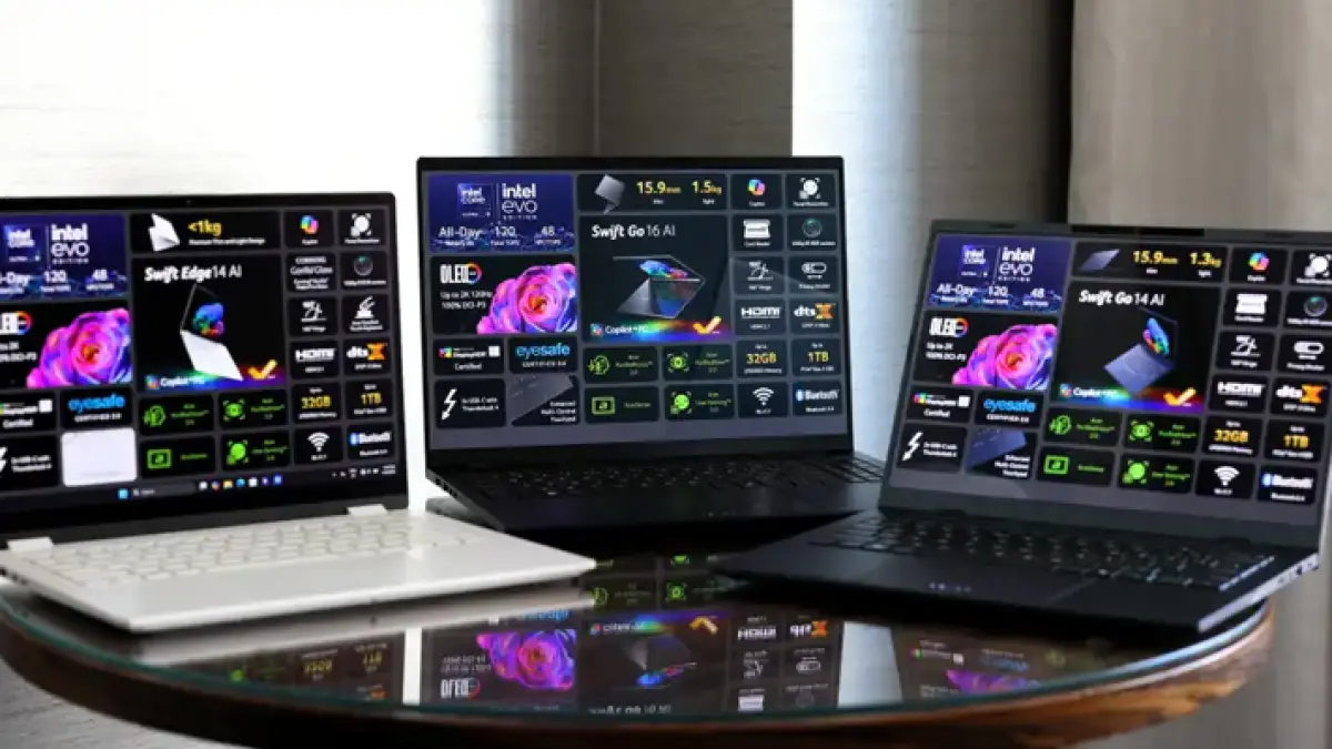 Trio Laptop Acer Swift Hadir di Indonesia