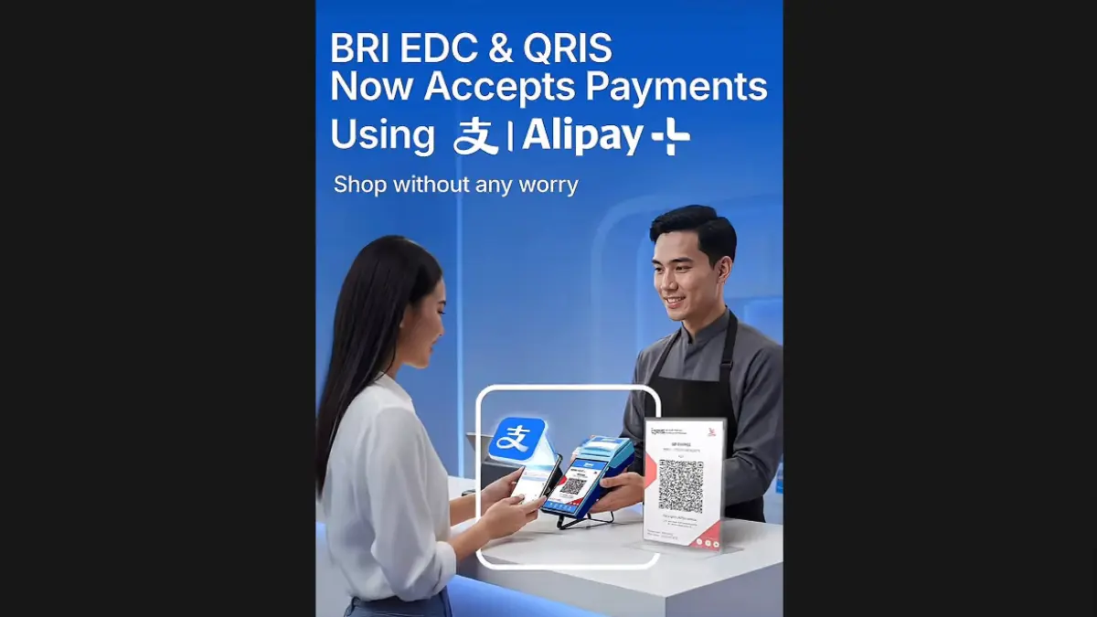 BRI EDC dan QRIS sekarang bisa untuk pembayaran Alipay