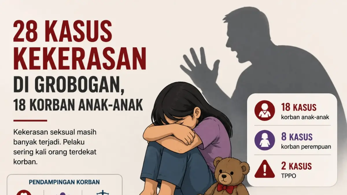 Ilustrasi kekerasan pada anak/AI